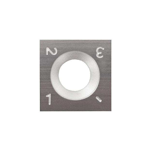 Пластина твердосплавная 14х14х2 мм 35 FK08 для МДФ, ДСП Delta tools red box фото 2