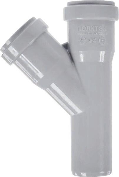 Тройник канализационный 45 град. 32 х 32 фото 2