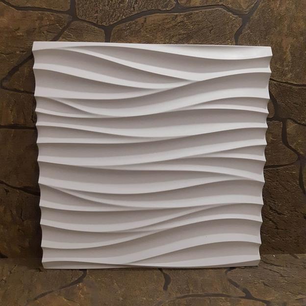Панель гипсовая 3D премиум «Венецианская волна» 500×500 мм фото 1