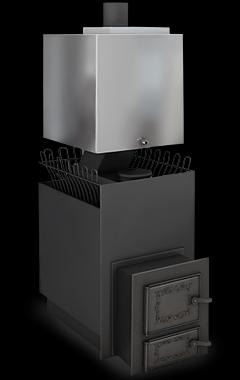 Печь «Элит-100В» (с выносным топочным каналом) фото 1