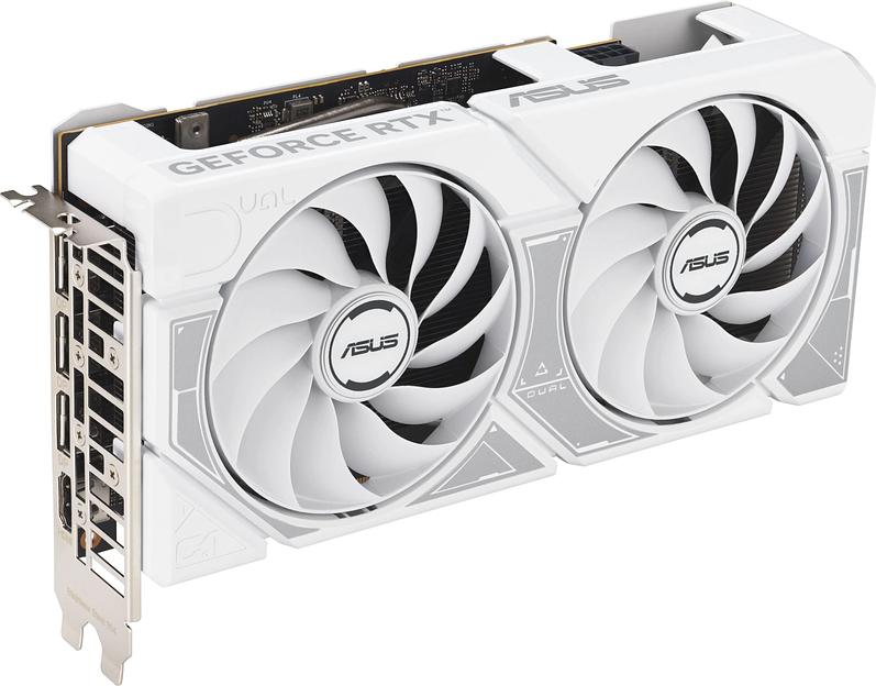 Видеокарта Asus PCI-E 5.0 DUAL-RTX5060-O8G-WHITE NVIDIA GeForce RTX 5060 8Gb 128bit GDDR7 2602/28000 HDMIx1 DPx3 HDCP Ret фото 5