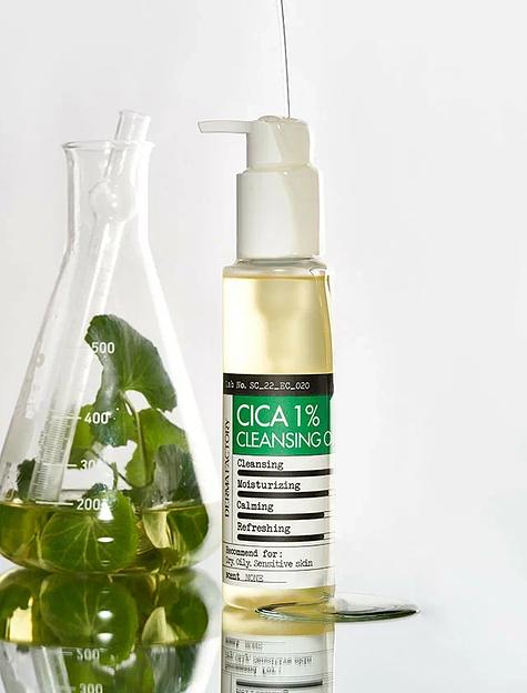 Гидрофильное масло с 1% масла центеллы азиатской «Derma Factory Cica 1% Cleansing Oil» 150 мл ОПТ фото 1