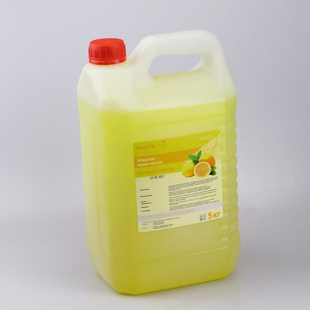 Жидкое крем-мыло "М-070" 5кг лимон фото 3