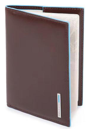 Обложка для паспорта Piquadro Blue Square PP5255B2/MO коричневый натур.кожа фото 3