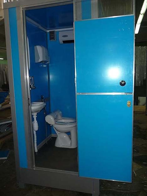 Автономная модульная туалетная кабина «Европа-А». Зимний фото 5