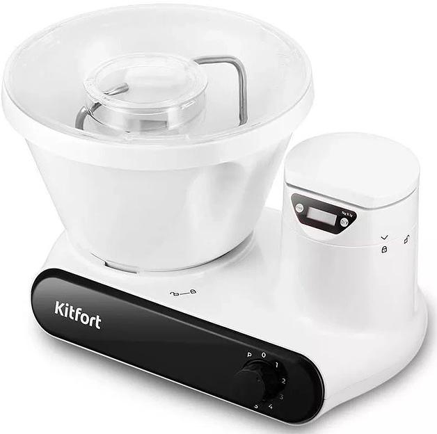 Миксер планетарный Kitfort КТ-3478 1200Вт белый фото 1