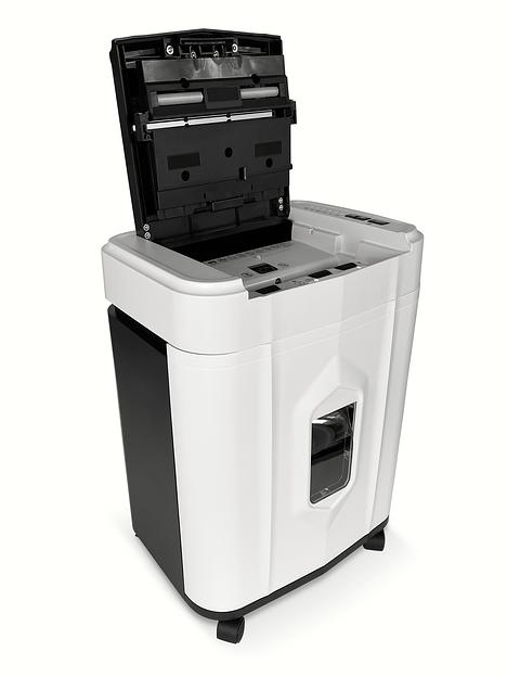 ГЕЛЕОС Уничтожитель документов АП20-5, DIN P-5 (5 ур-нь секр.), фрагмент 1,9х12мм, АВТОПОДАЧА 131 лист (70г/м2), пл.карты/скрепки/скобы, 20 литра фото 2