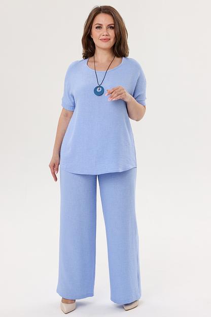 Туника женская  4129/13/Голубой  фото 2