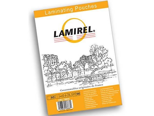 Пленка для ламинирования Lamirel, А3, 75мкм, 100 шт. фото 1