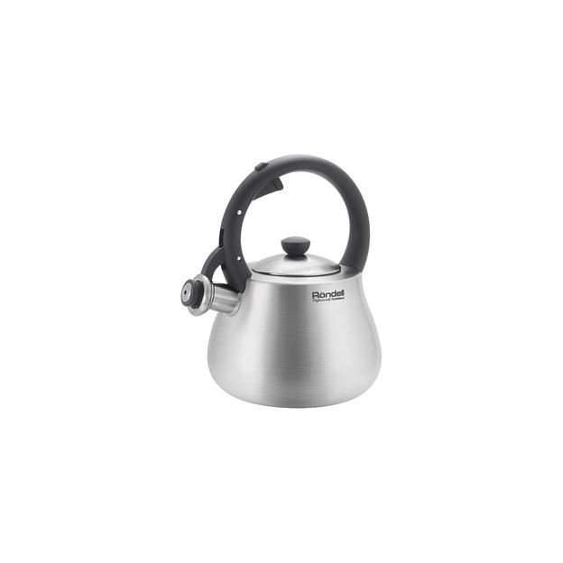 Металлический чайник Rondell RDS-1898, 2.8л, стальной фото 1
