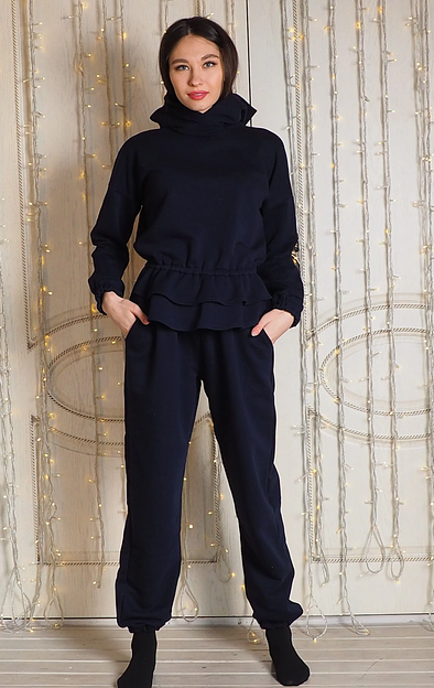 Комплект женский Verenika «Кэрол» темно-синий 48 ОПТ фото 3