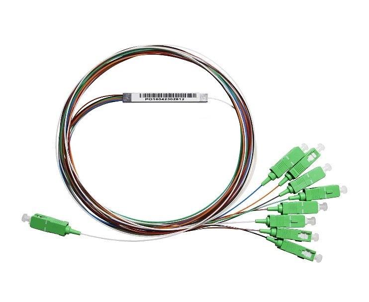 PLС сплиттер 1х8, 0.9мм, SC/APC фото 1