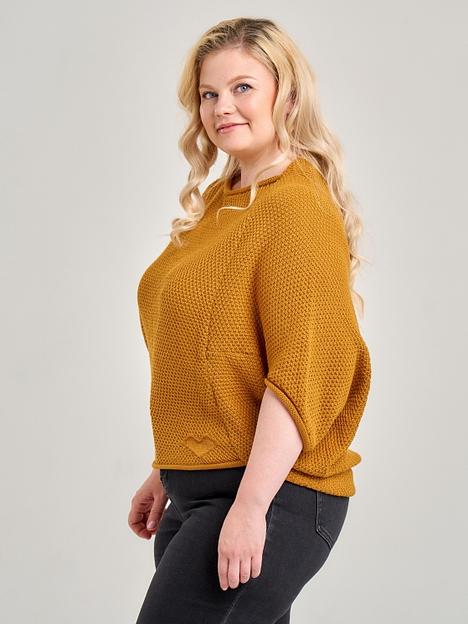 Кардиган Аванта оранжевый 44-52, 54-62 ОПТ фото 4