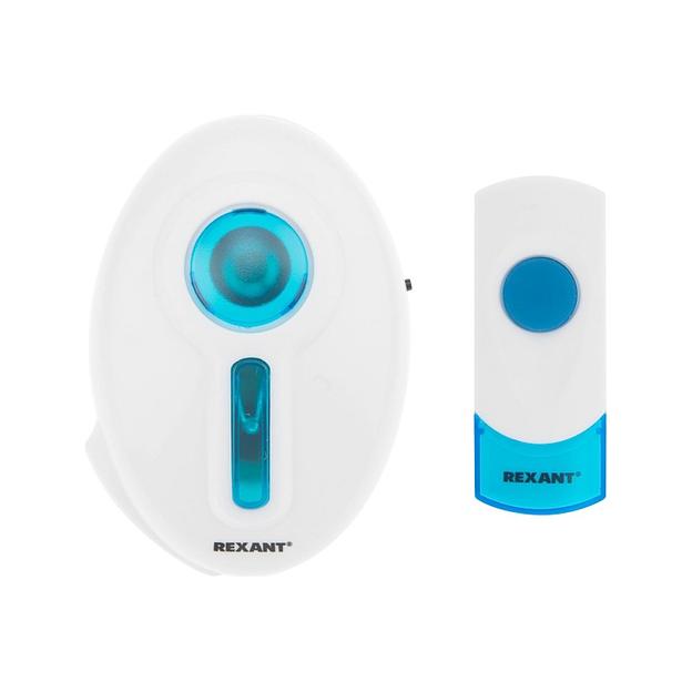 REXANT 73-0060 Беспроводной дверной звонок 220 вольт кнопка IP 44 RX-6 фото 1