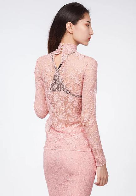 Блуза Crystal Travel «Lupetto pizzo zenzero» ОПТ фото 1