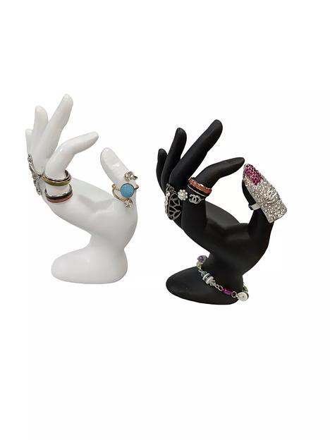 Держатель в виде руки, белый ОПТ фото 4