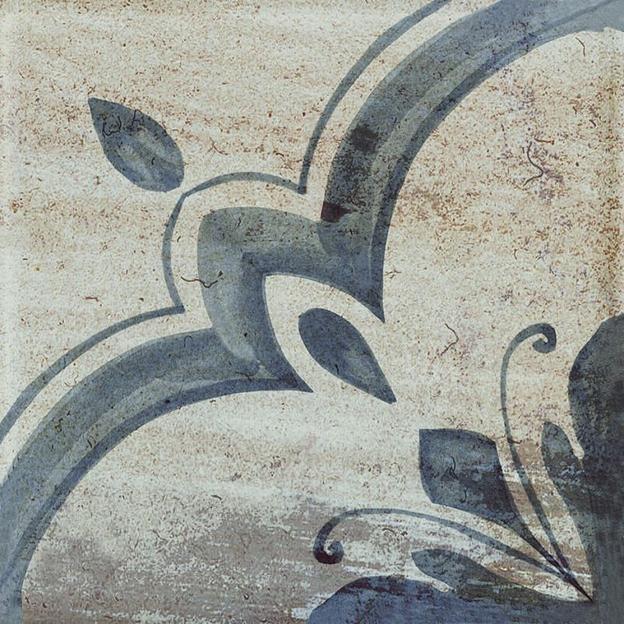 Декор Kerama Marazzi Довиль 2 бежевый глянцевый 9,8x9,8 фото 1