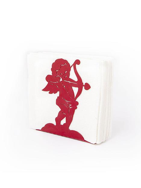 Салфетница Купидон  , держатель для салфеток на стол, Красный цвет фото 1