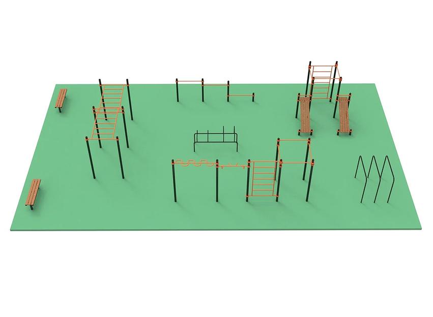 Воркаут площадка DLG «WP-3046» фото 1