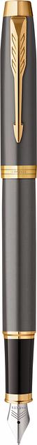 Ручка перьев. Parker IM Premium Grey Core GT (2213776) M черн. черн. подар.кор. фото 2