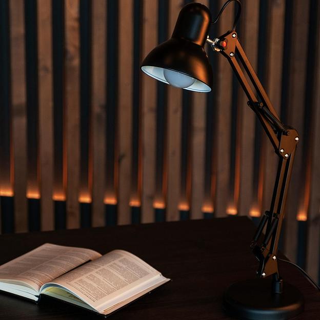 Светильник настольный TLI-221 BLACK 60Вт E27 черный,мех.выкл фото 3