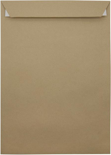 Пакет почтовый Silwerhof Eco 381227.25 C4 229x324мм силиконовая лента крафт 130г/м2 (pack:25pcs) фото 1