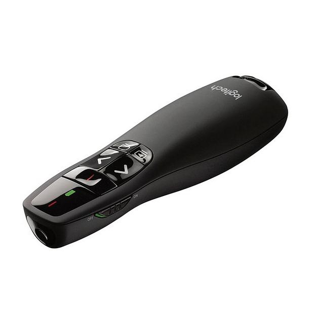 Презентер Logitech R400 (черный, 2.4 GHz, 2 батареи типа AAA, футляр для переноски) (арт. 910-004252, M/N: R-R0008 / C-U0014) фото 2