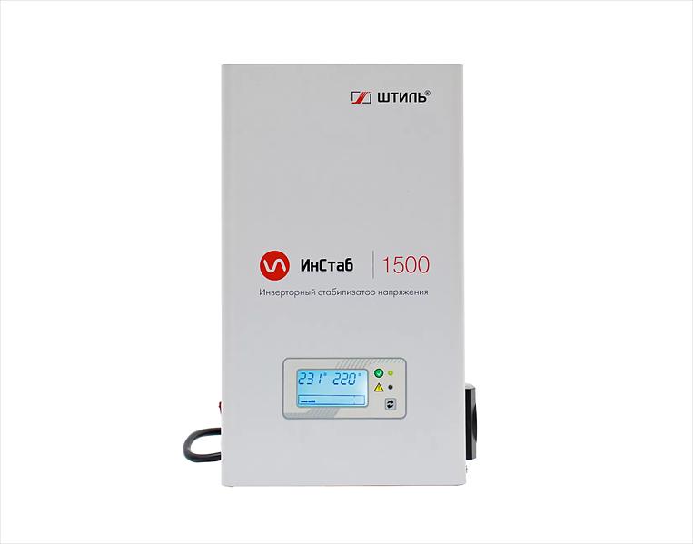 ШТИЛЬ Стабилизатора напряжения: 1500 ВА; инверторный; вх 90-310В; вых 216/224В; настенный (IS1500) фото 1