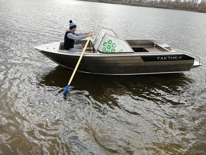 Алюминиевый катер Тактика 460 DC Lite, 480*180*82 см фото 6