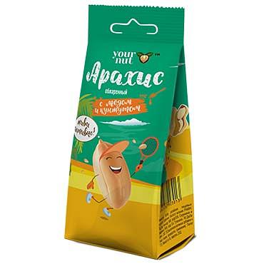 Арахис с медом и кунжутом Your Nut 80 г ОПТ фото 1