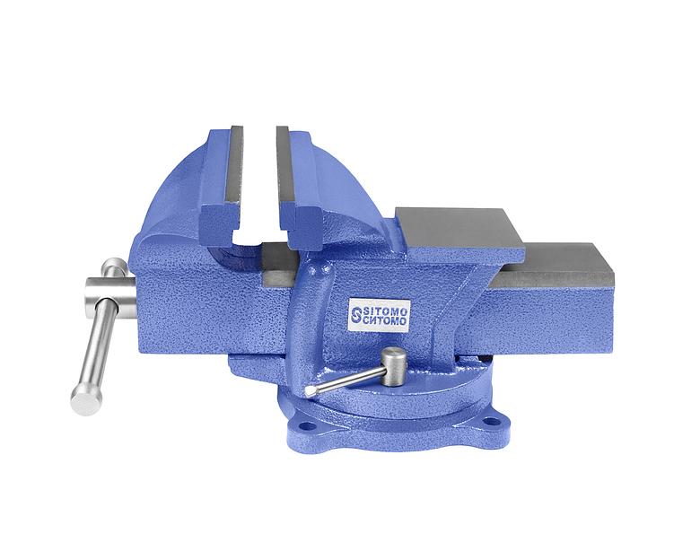 Тиски слесарные ТСЧ-200 поворотные облегченные с наковальней SIT с поверкой фото 1