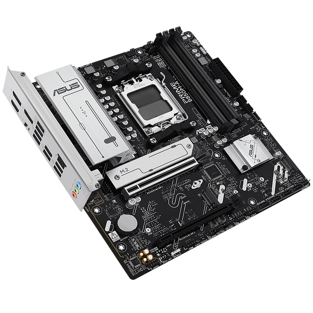 Материнская плата ASUS PRIME B850M-A-CSM AM5 mATX 4xDDR5 2xPCIEx16 3xM.2 2xDP HDMI 2.5GLAN фото 5