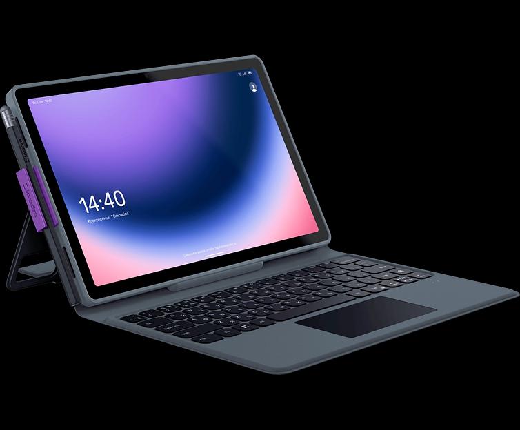 Чехол Kvadra K001G (Y23T01ACC003A) Чехол с клавиатурой для планшета KVADRA_T, модель K001G, цвет графит фото 1