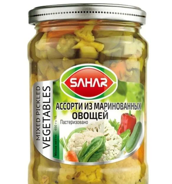 Ассорти из маринованных овощей Sahar food ОПТ фото 1