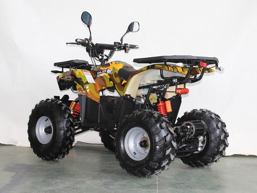Квадроцикл GreenCamel Атакама T420 (60V 1500W R8 Дифференциал) пониженная, армейский жёлтый фото 8