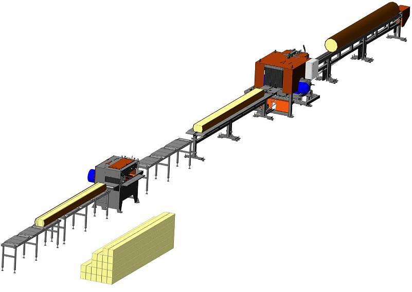 Тонкомерная лесопильная линия фото 2