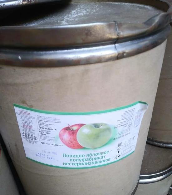 Повидло яблочное полуфабрикат нестерилизованное ОПТ фото 1