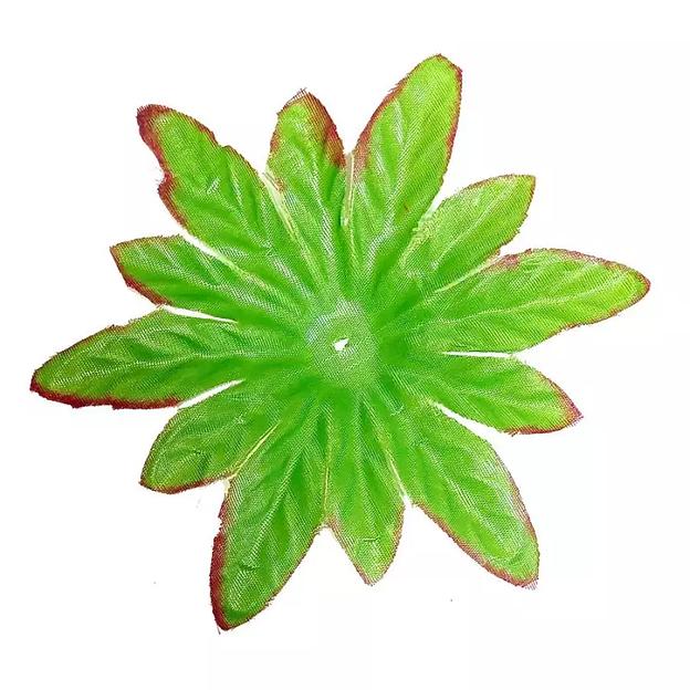 Лист не собран 12-конечн. рельеф Светл+кант LV-021 18,5см (787 шт/кг) фото 2