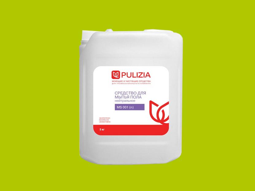 Средство для мытья полов нейтральное MS 001 (n) «Pulizia» 5 кг фото 1