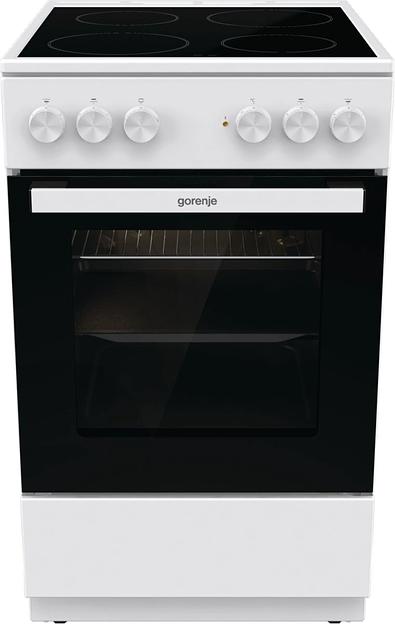 Плита Электрическая Gorenje GEC5A12WG-B белый стеклокерамика (без крышки) фото 1