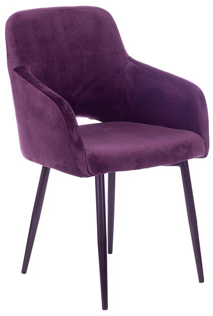 Кресло Бюрократ CH-380F сливовый Italia 23 на ножках металл черный фото 1