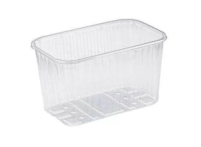 Лоток с перфорацией для ягод 1 л, опт фото 1