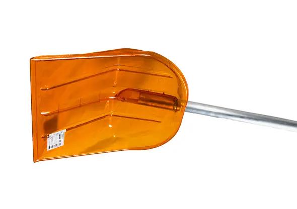 Лопата снеговая поликарбонатная №4 340х385 мм, без черенка, арт.СНЕГ-02.04 ОПТ фото 2