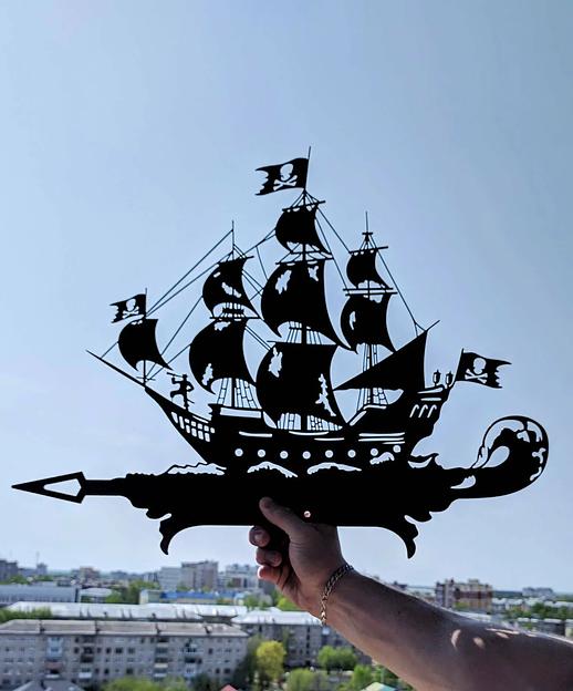 Флюгер «Пиратский корабль» ОПТ фото 5