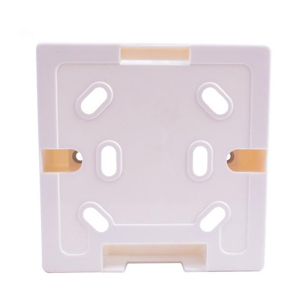 Монтажная коробка SNR, накладная, 86х86мм, белая фото 2