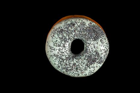 Замороженный Пончик Премиум глазированный «Маковый» Опт фото 1