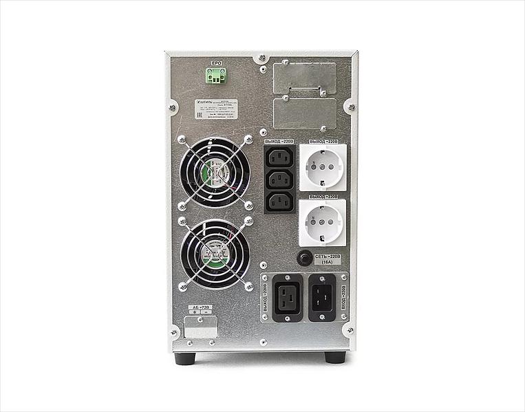 ШТИЛЬ ИБП 2000 ВА; on-line; батарея: 72В, int, ЗУ 1А напольное (ST1102SL) фото 2