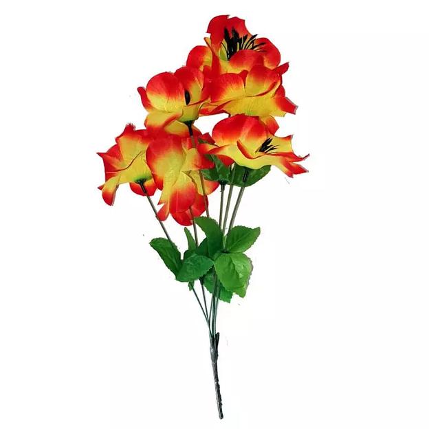 Букет георгинов на 6 голов 42см 362-435 фото 4