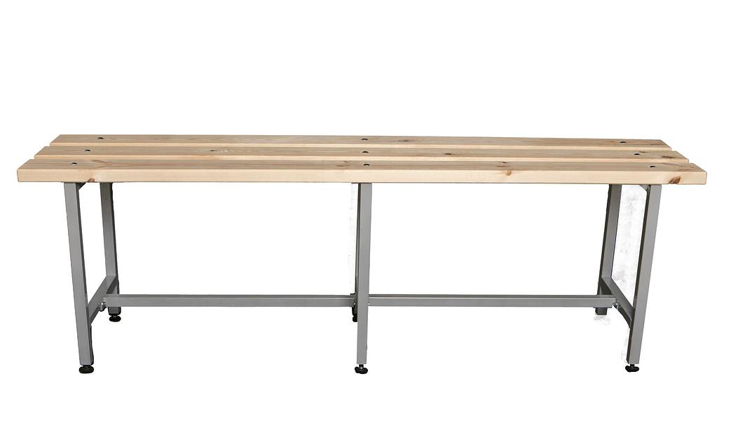 Скамья гардеробная без спинки, 350х1500х460 мм фото 1