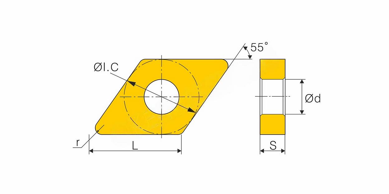 Токарная пластина DNMG 150608-OPR OC2125 Oke, опт фото 2